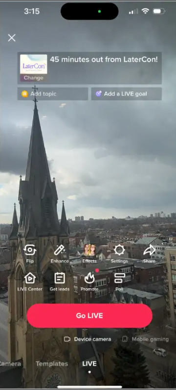 TikTokaccountlive Live op TikTok
